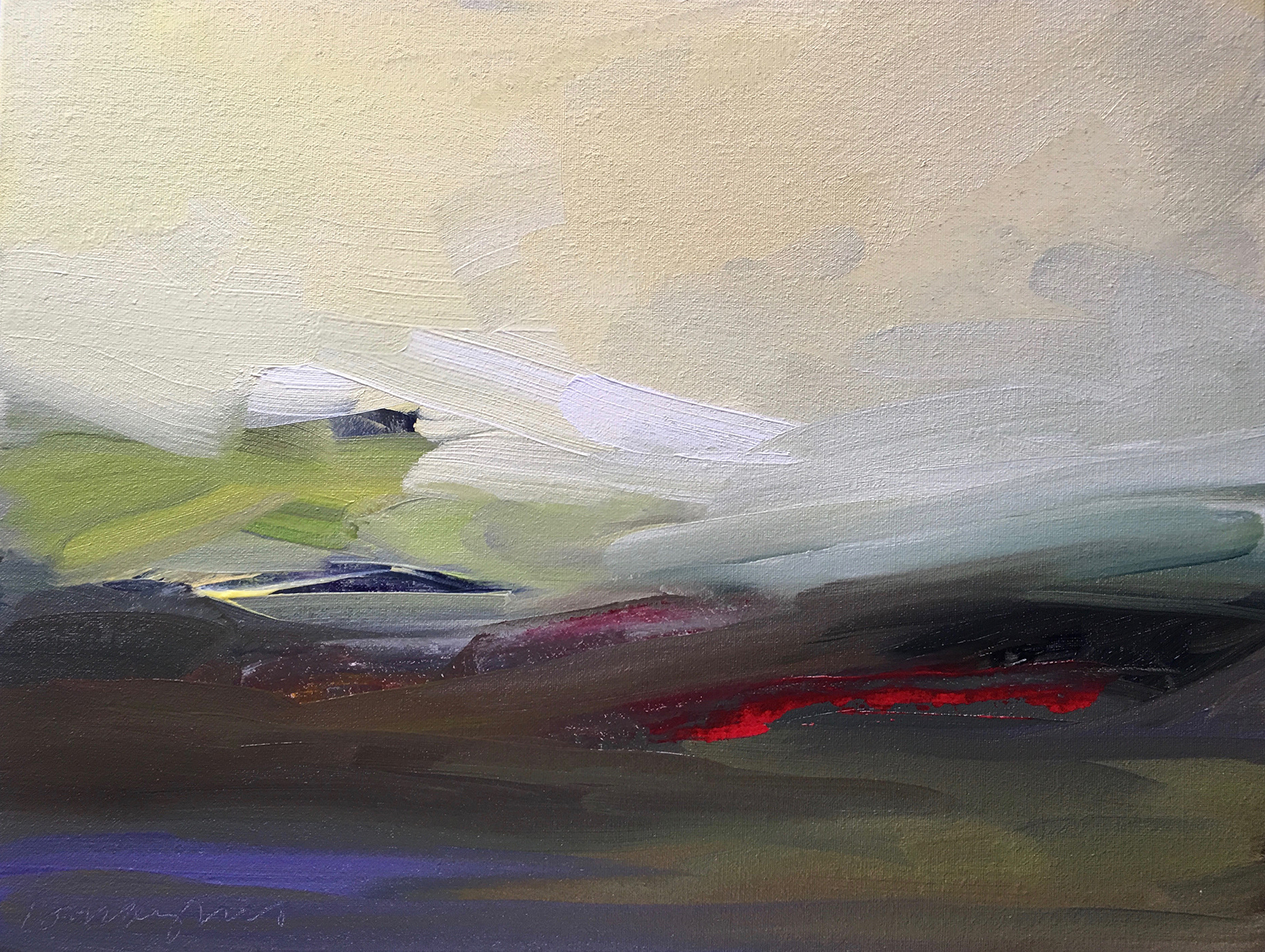 Yellow Sky 12x16 oil