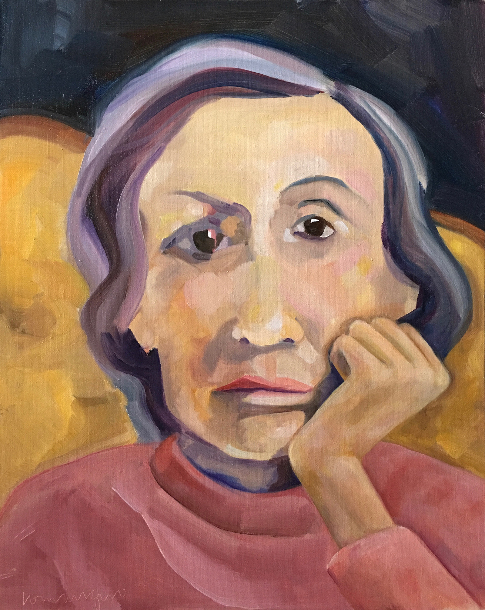Reflections on a Life / oil 24x20