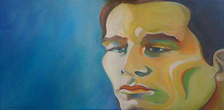 Cinemascope #3 / 18 x 36 oil