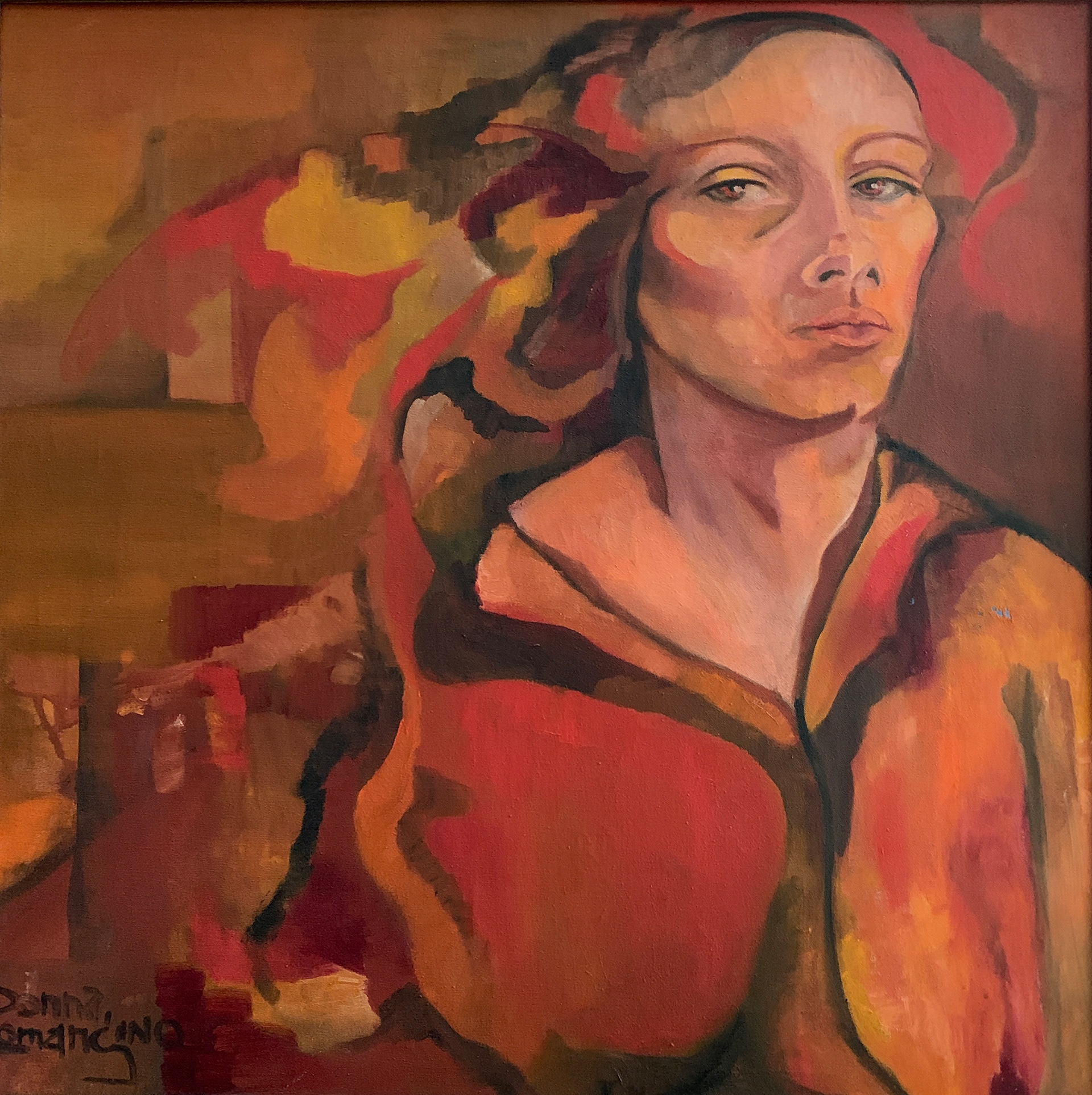 Self Portrait / oil 30x30