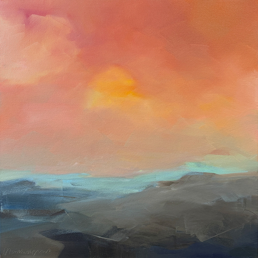  Morning Rises 24x24 oil