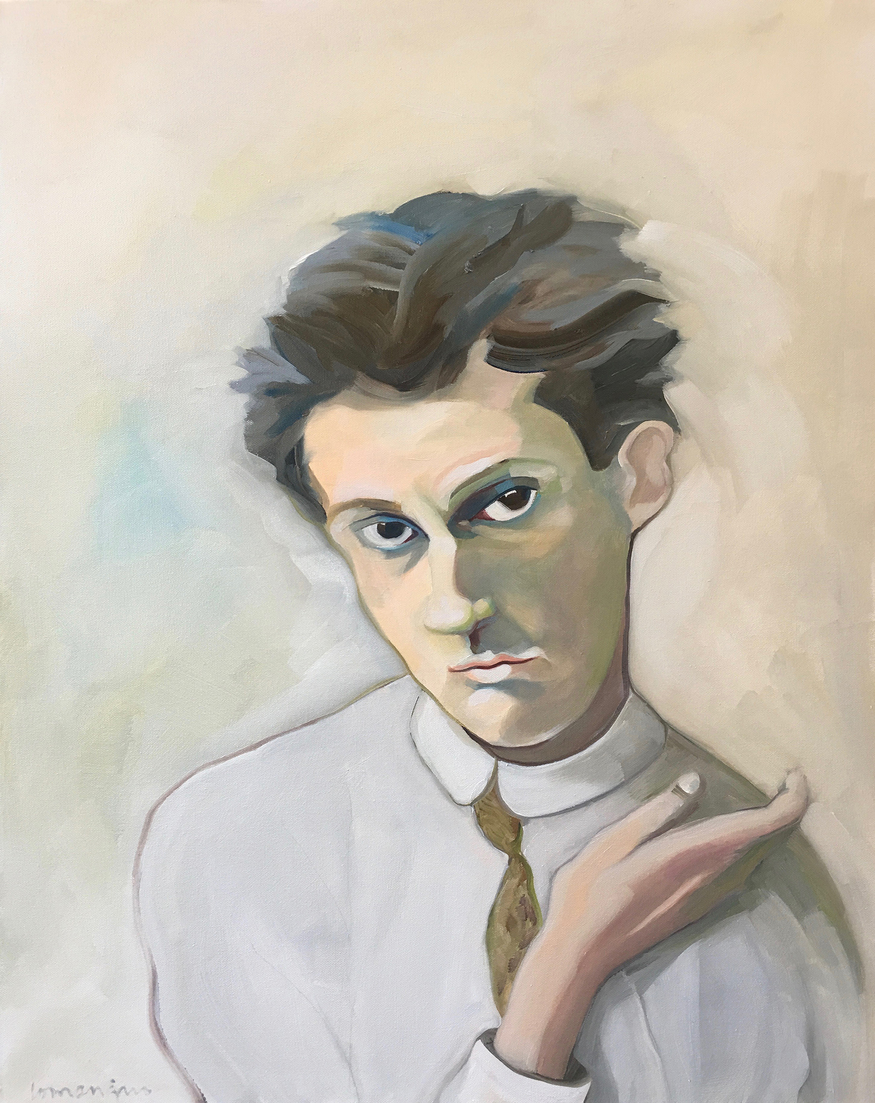 Egon Schiele 30x24 oil