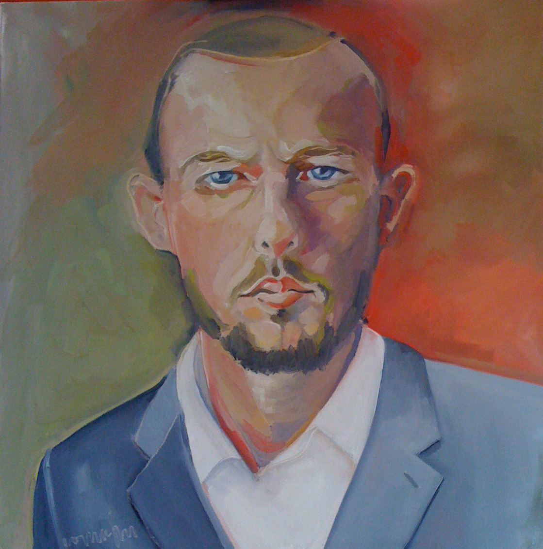 Alexander McQueen 24x24 oil