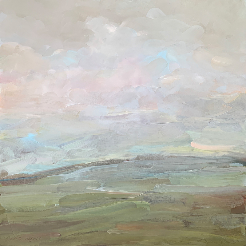 The Wind Cries 30x30 oil sold