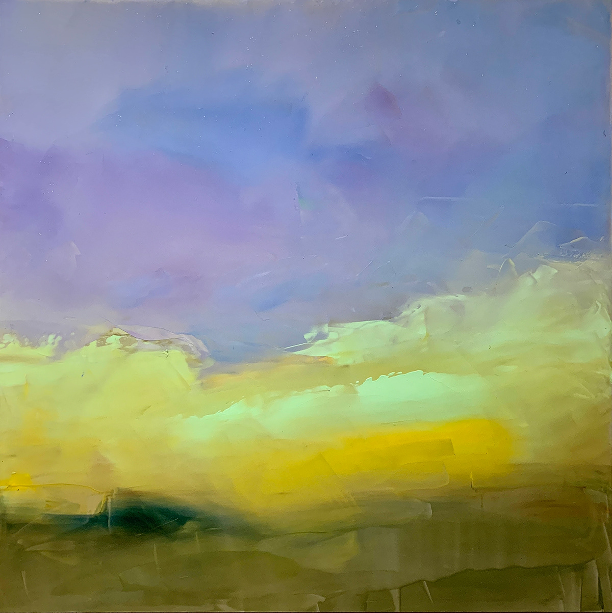 12x12 #173 / Cloud Fall / oil