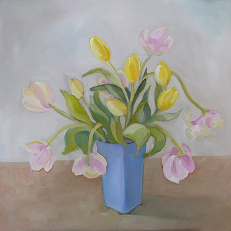 Pink 24x24 oil