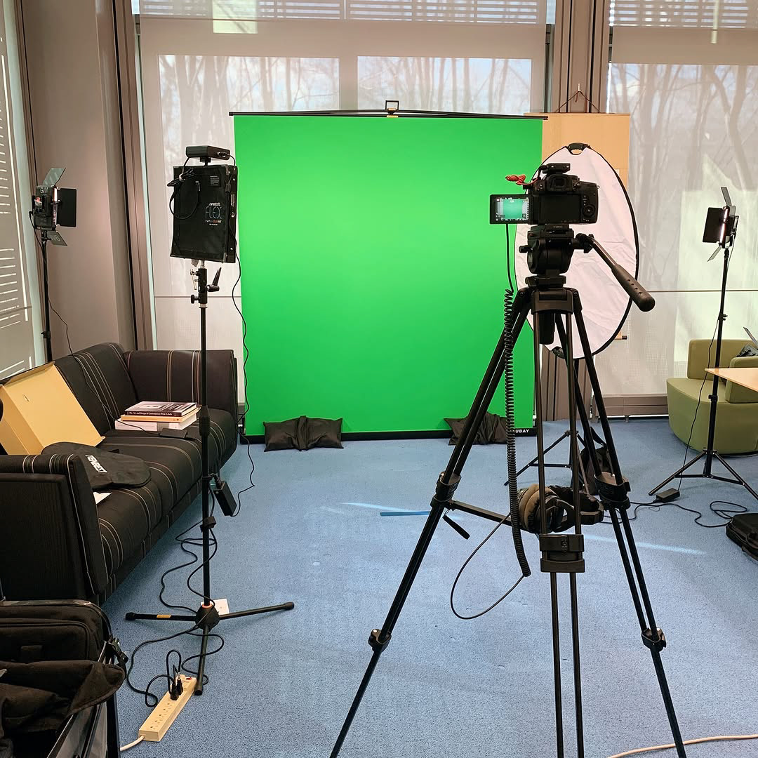 Green screen setup