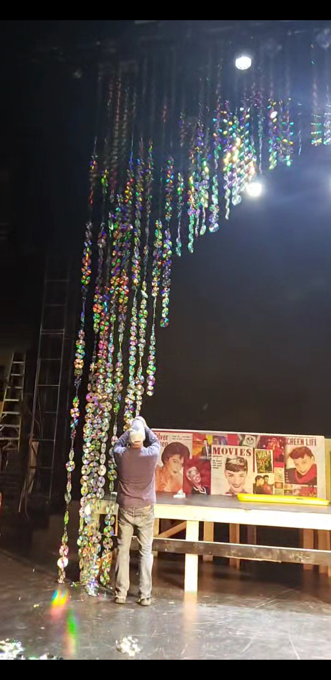 Helped to install other stage elements