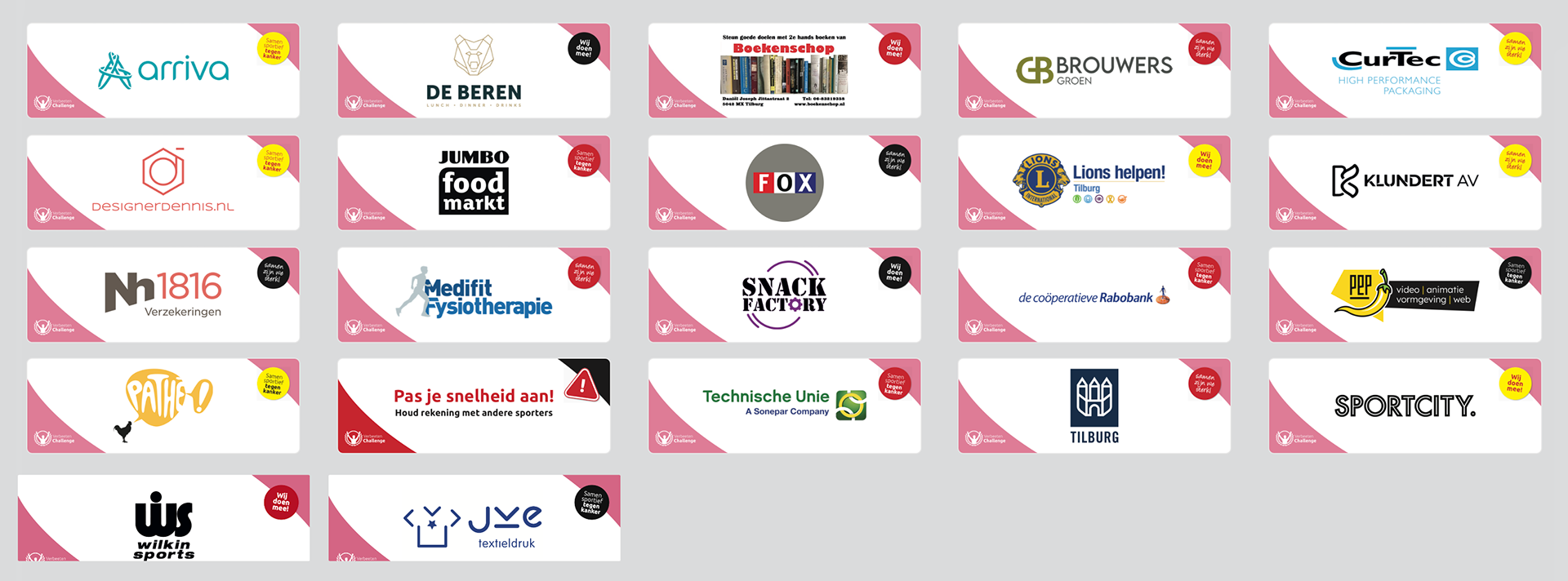 Sponsor banners