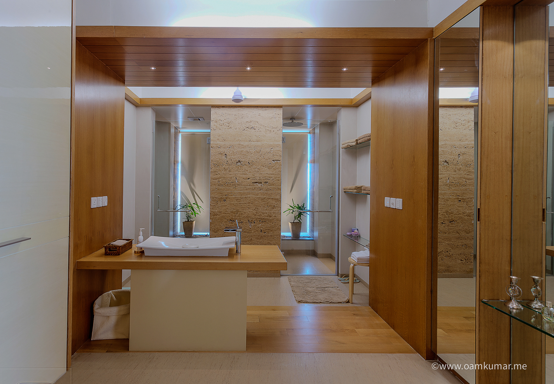 Modern Bathroom in RDS building , Kochi photographed by Oamkumar Thottungal.