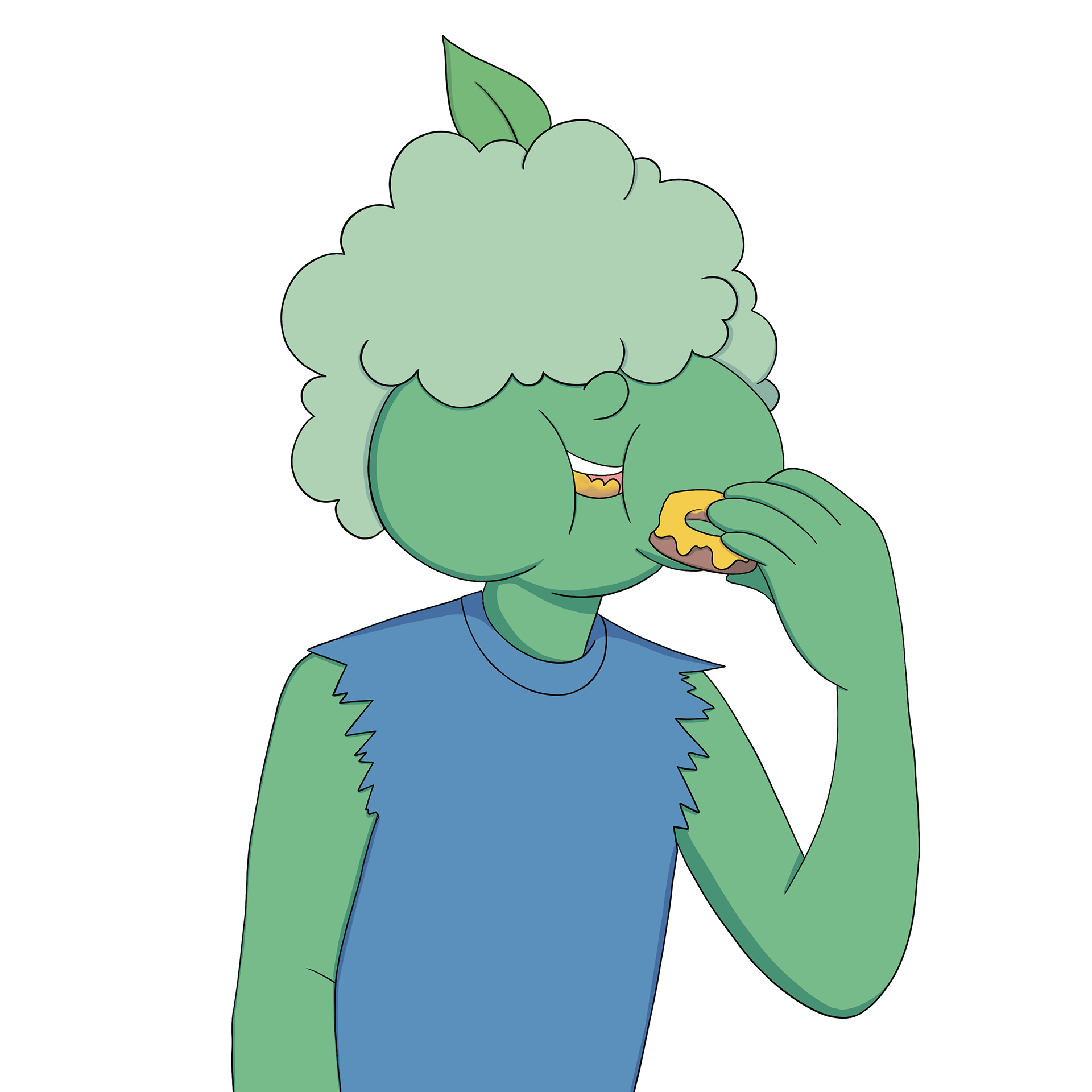Ray eating