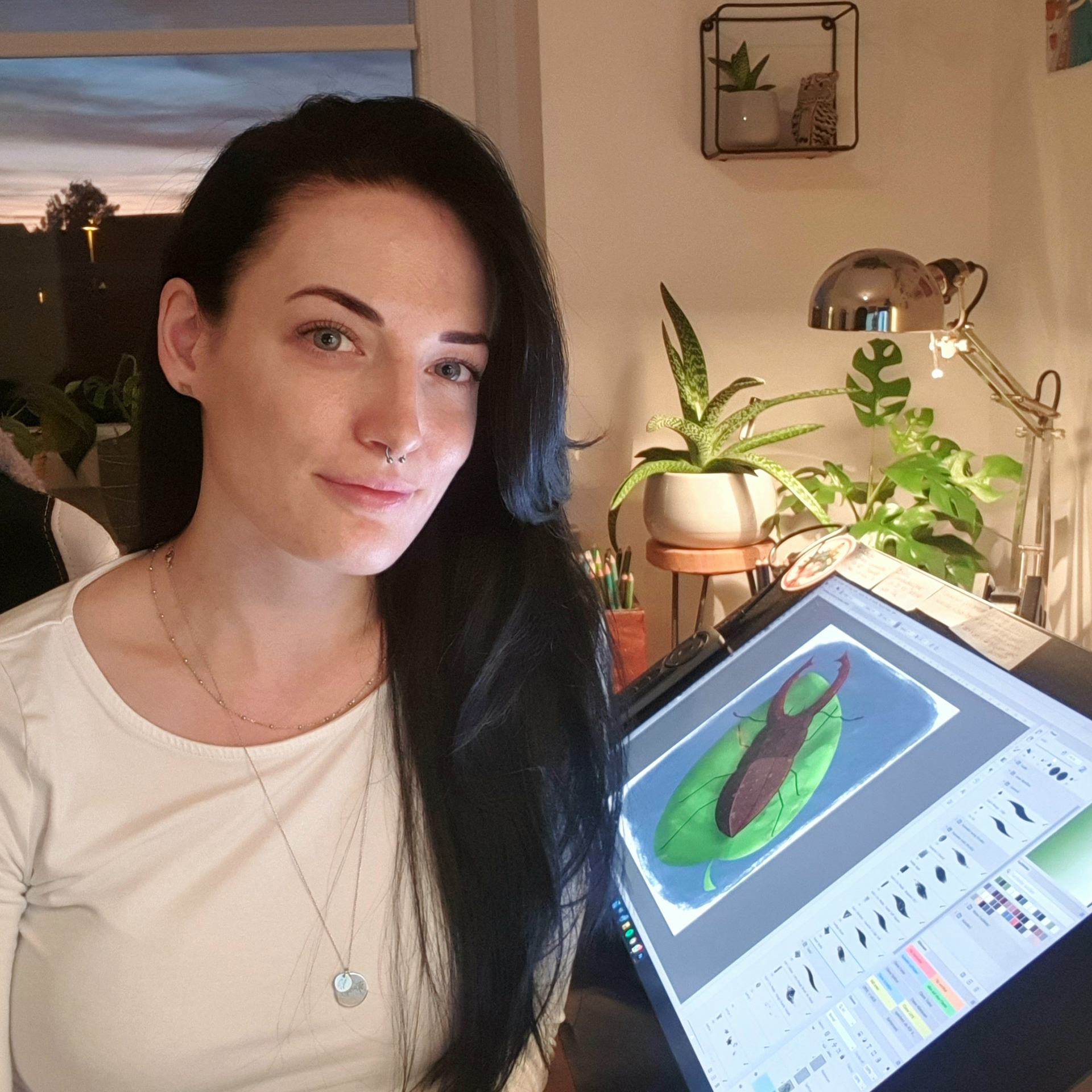 Foto der Illustratorin Katharina Trautner