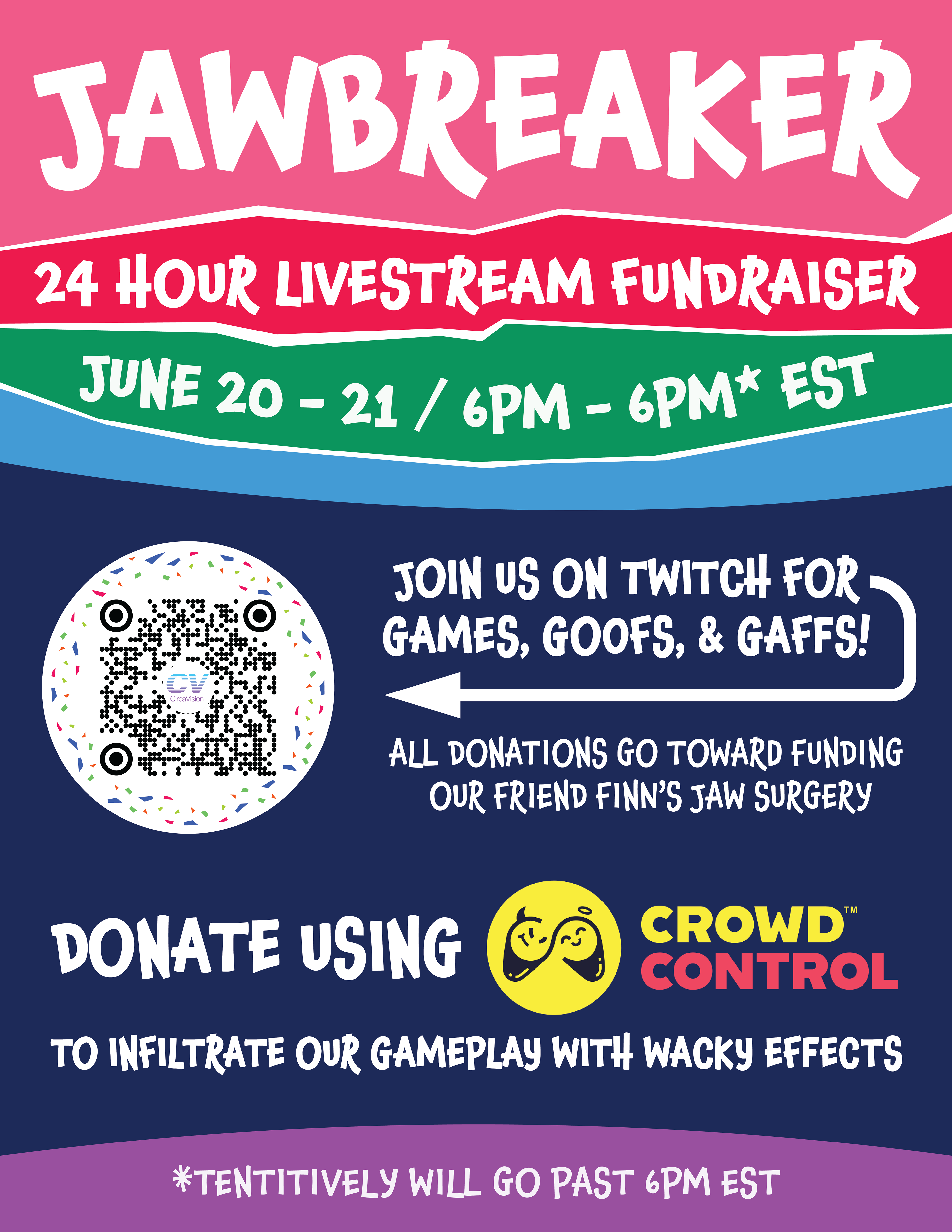 Jawbreaker Charity Stream