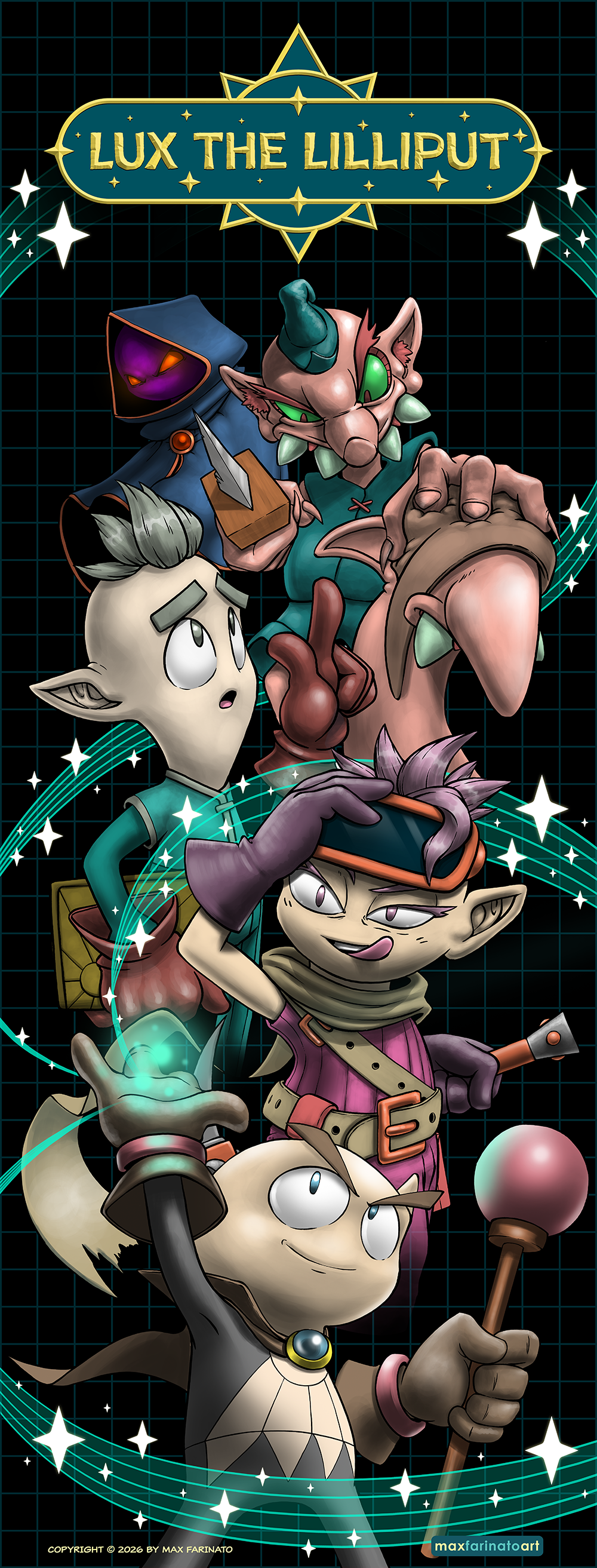 Lux The Lilliput X-Stand Banner