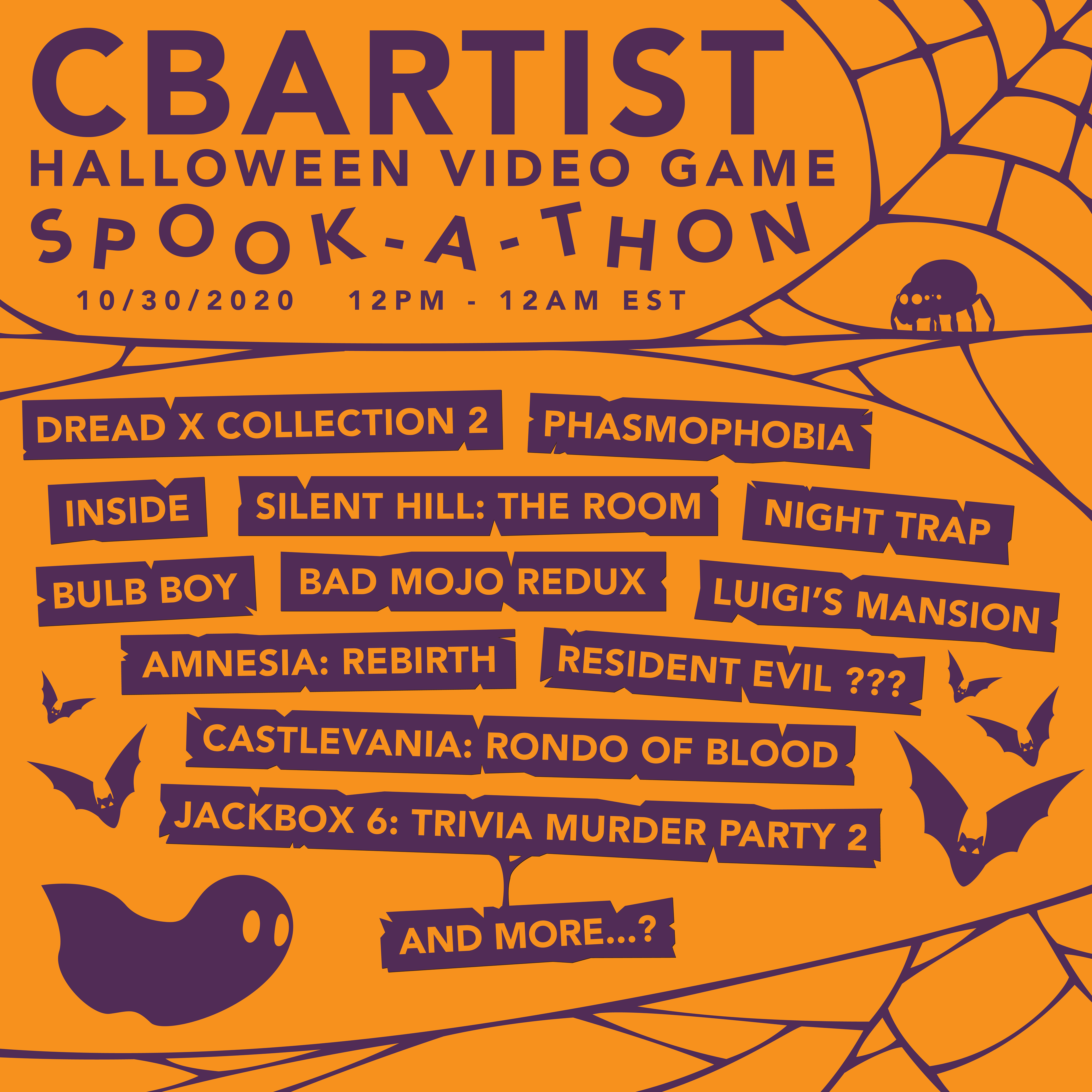 Streaming Event Schedule