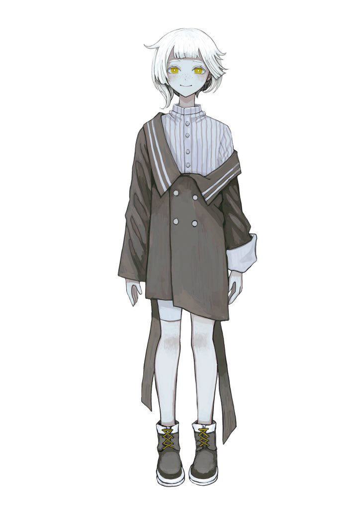 Vtuber 文白ぽっぽ 立ち絵(デザインは別の方)