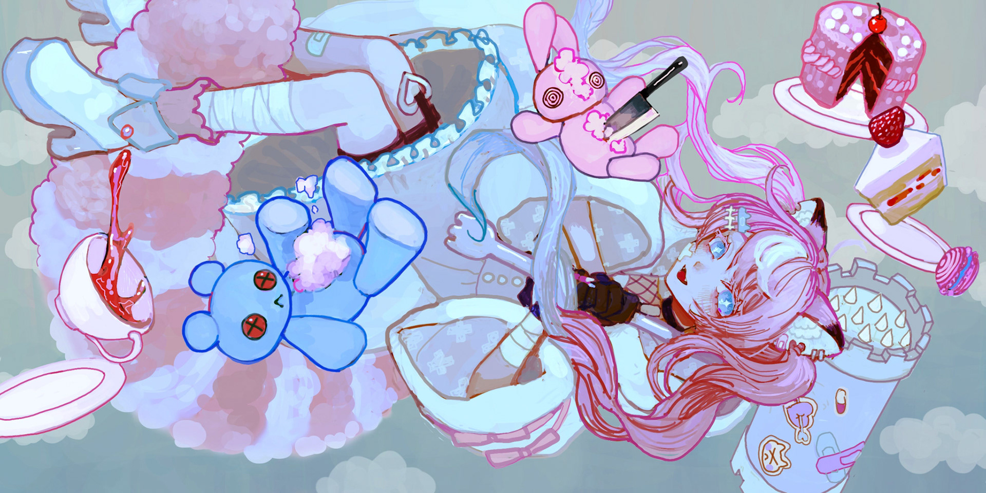 ヘッダーイラスト 個人依頼