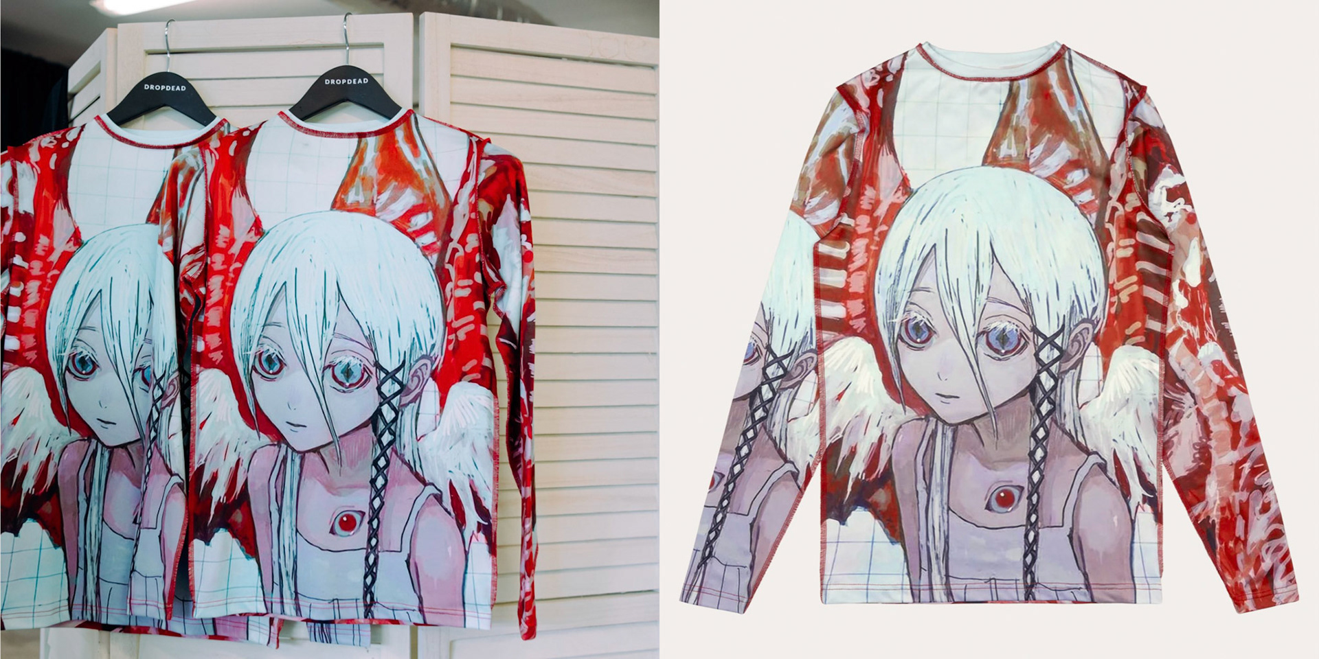 UKアパレルブランド DROPDEAD アパレルデザインのためのイラスト提供
