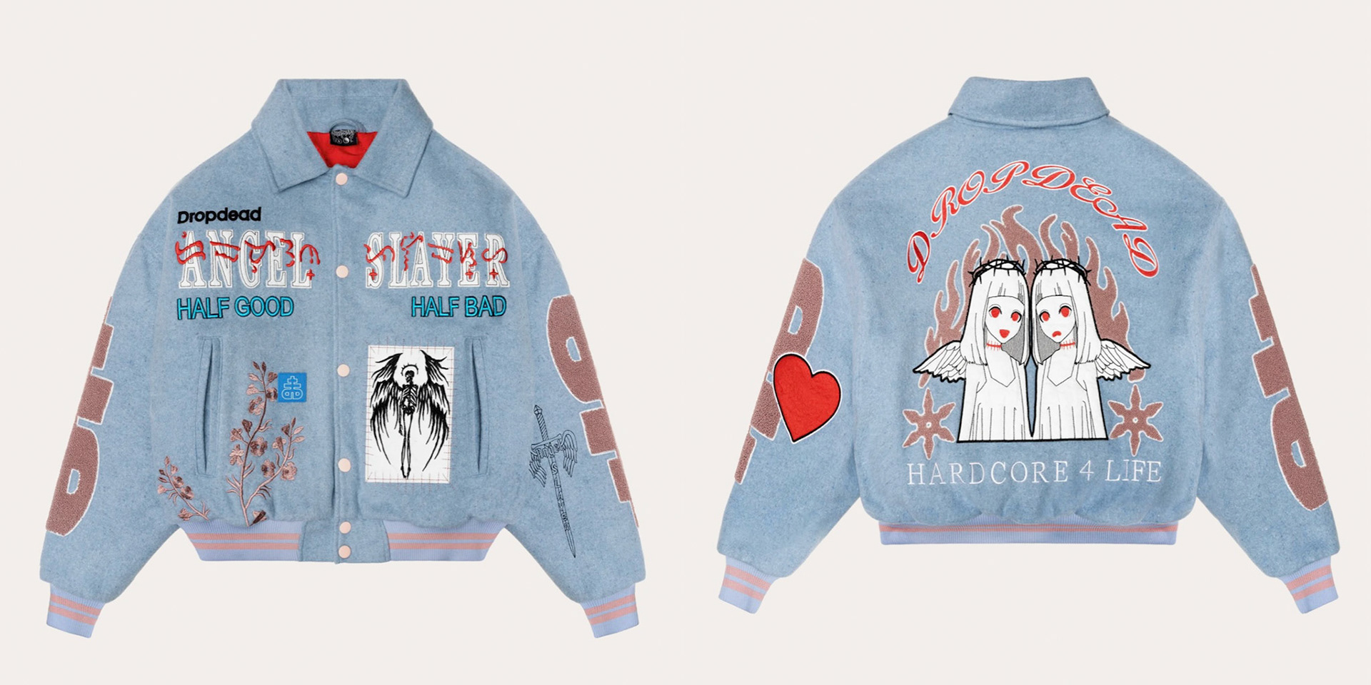 UKアパレルブランド DROPDEAD アパレルデザインのためのイラスト提供