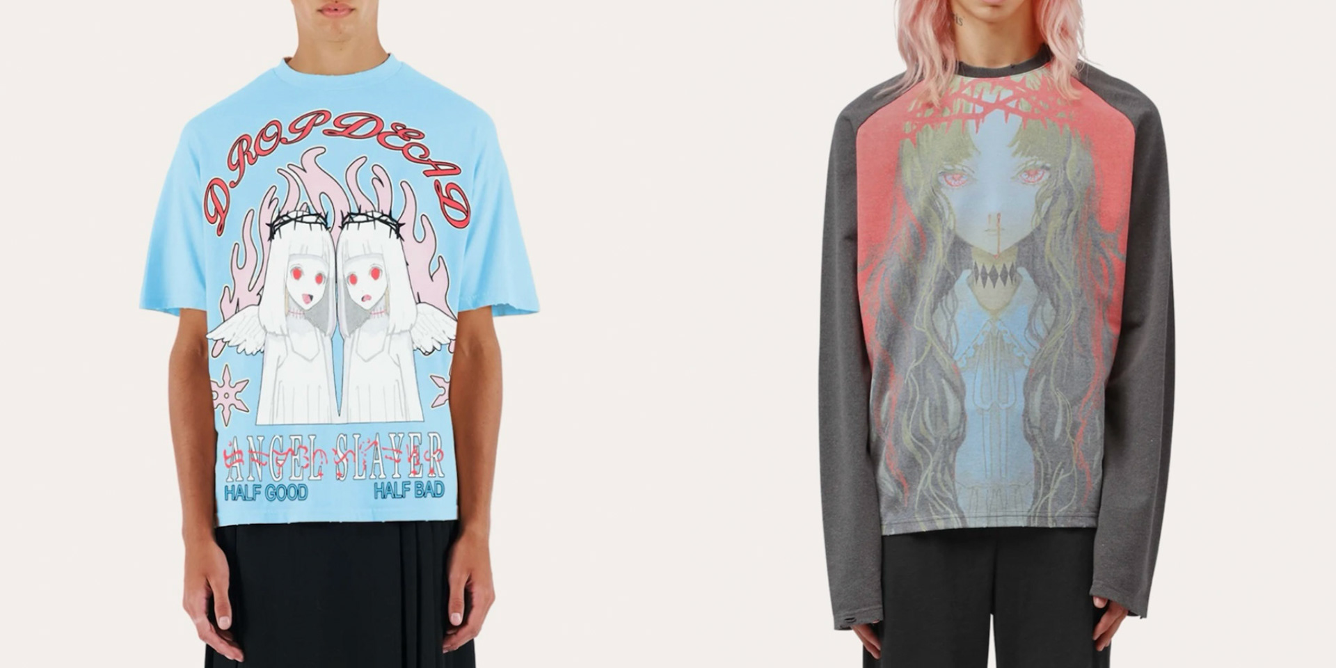 UKアパレルブランド DROPDEAD アパレルデザインのためのイラスト提供