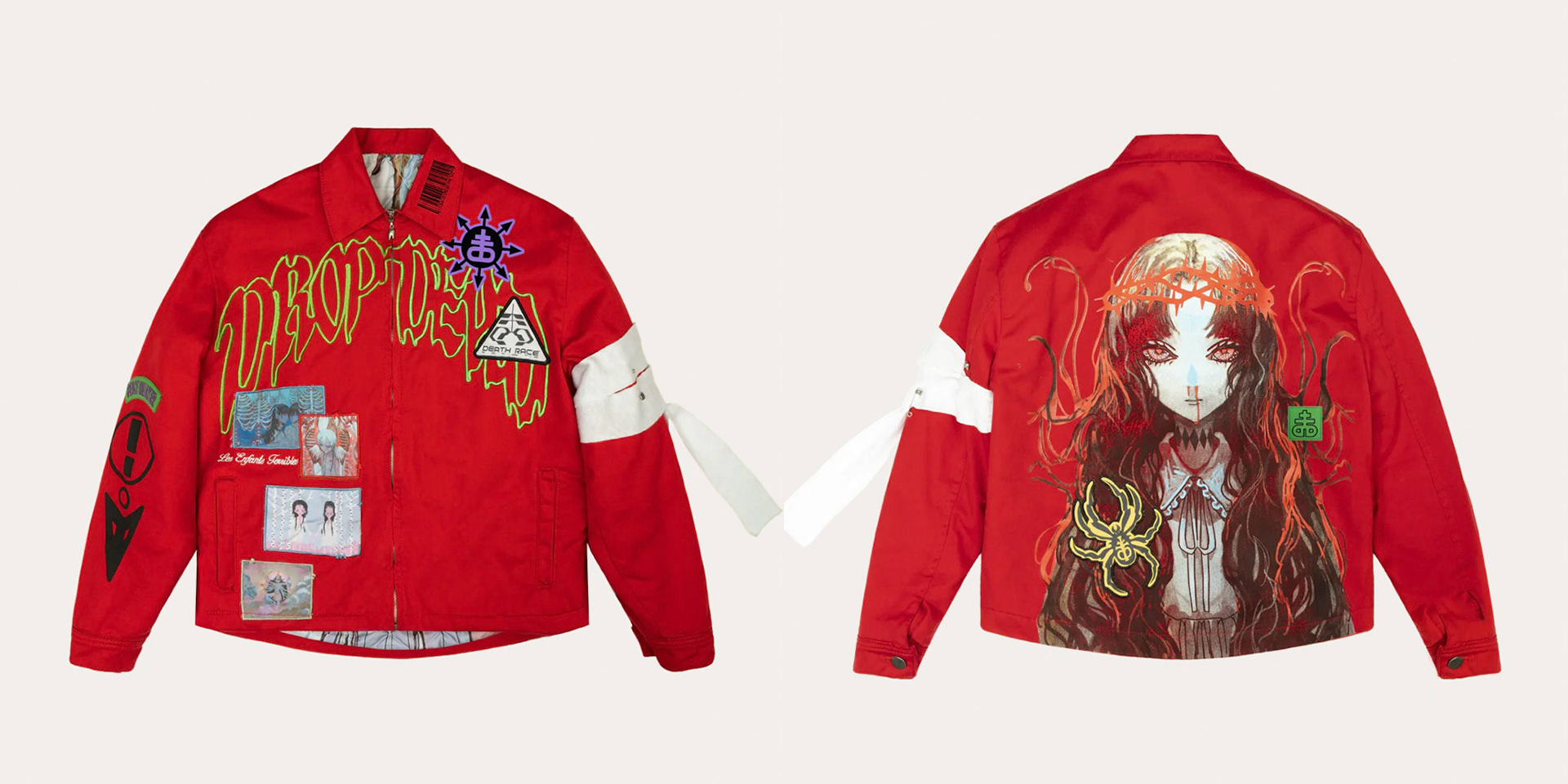 UKアパレルブランド DROPDEAD アパレルデザインのためのイラスト提供