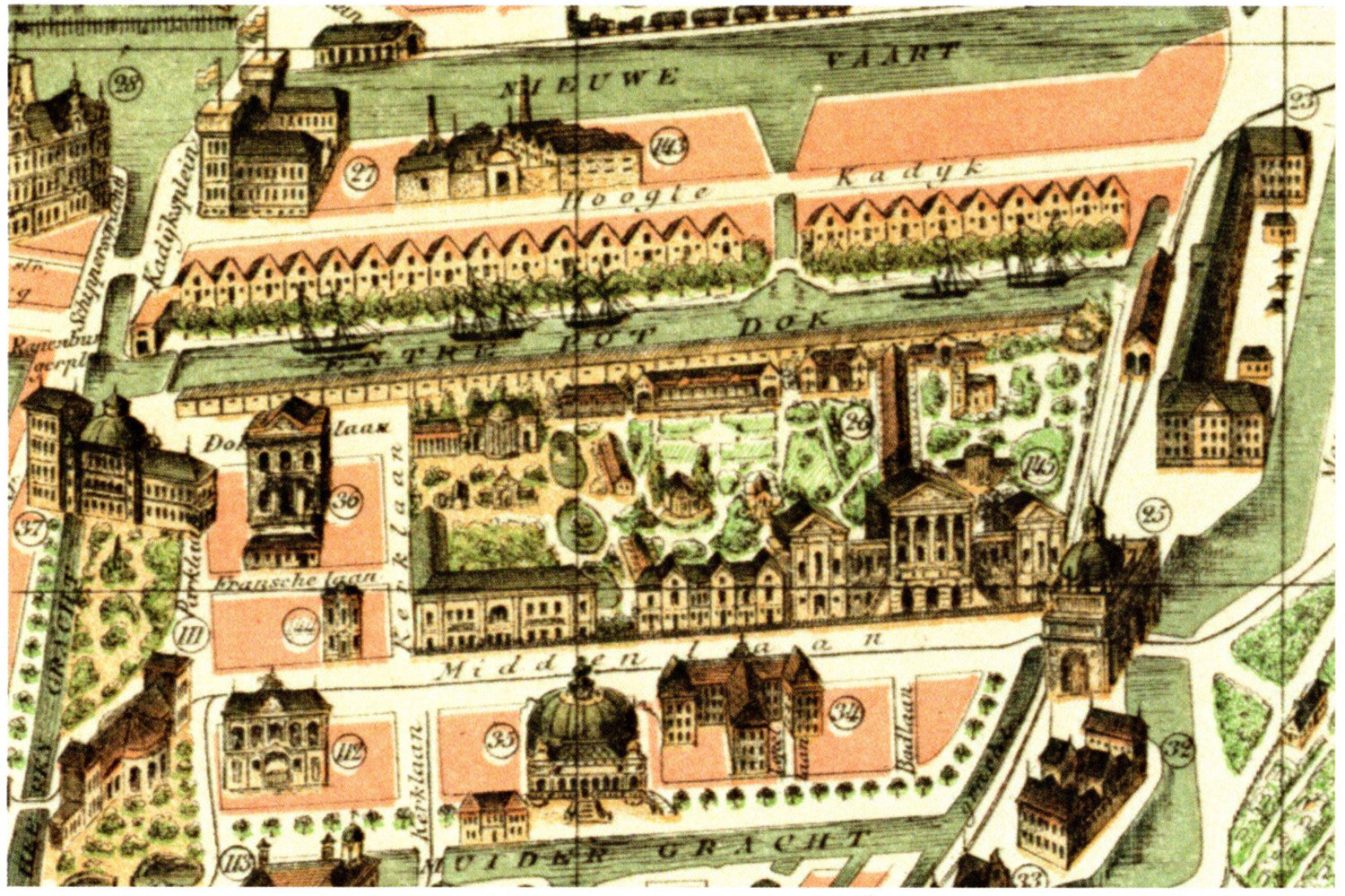 de plantagebuurt omstreeks 1886-1887