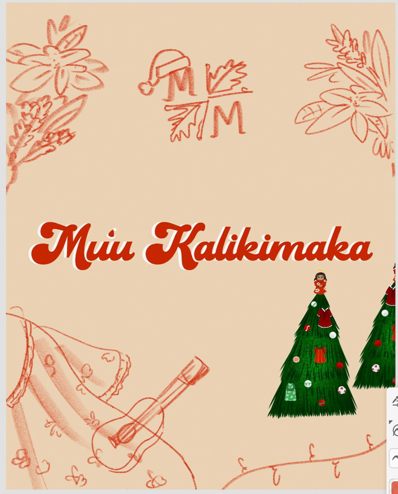 Copy and Christmas Trees designed by Mu'u Mu'u Library