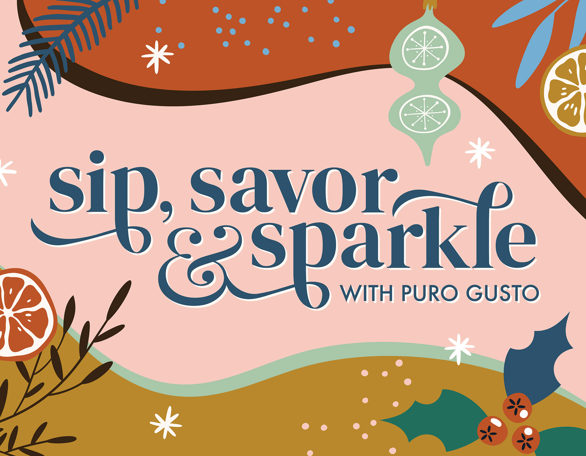 This is the "Look and Feel" image featuring the slogan/logo, the color palette, and the graphic elements for the campaign.