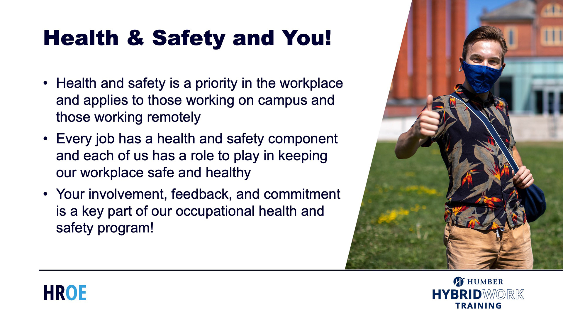 Health & Safety PowerPoint Presentation Template (Sample Slide)