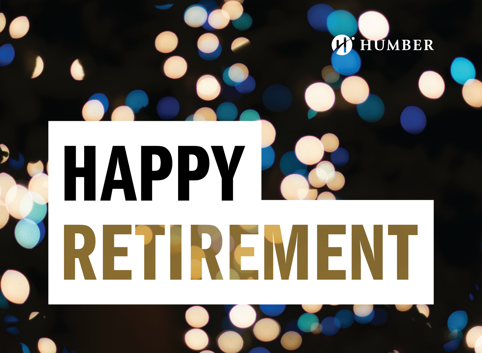 Employee Retirement Card Design