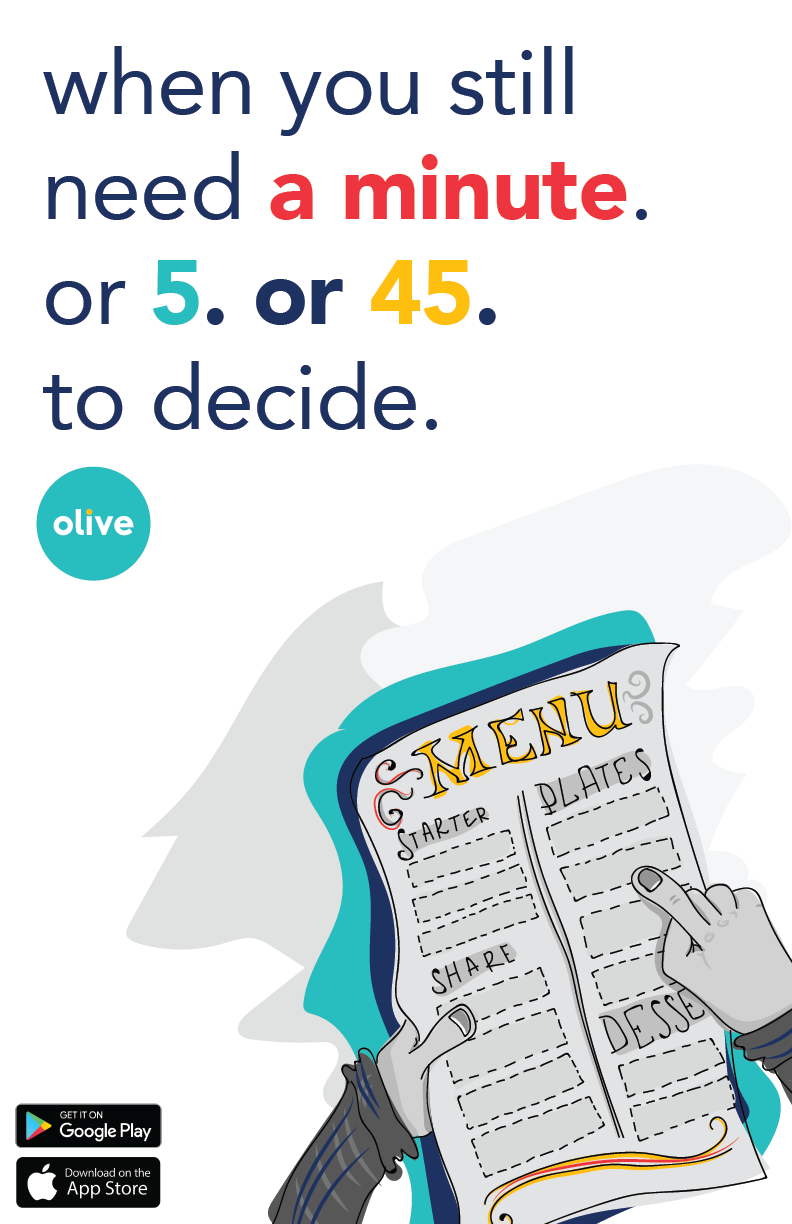 olive App Promotional Poster
