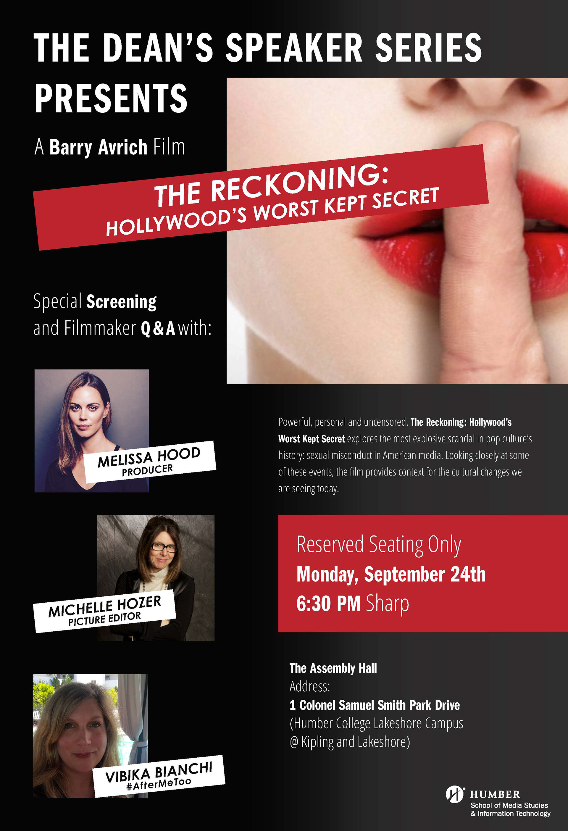 The Reckoning Screening Poster