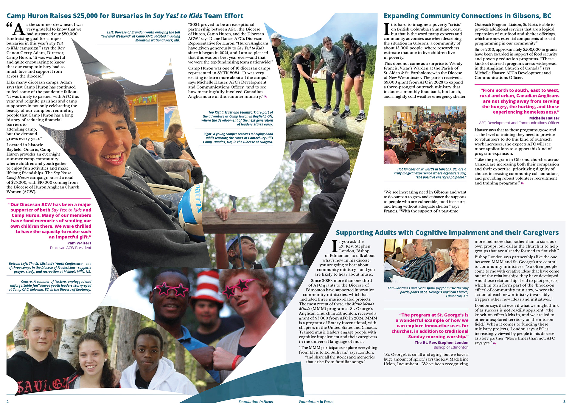 Foundation in Focus Journal Insert (Page 2-3)