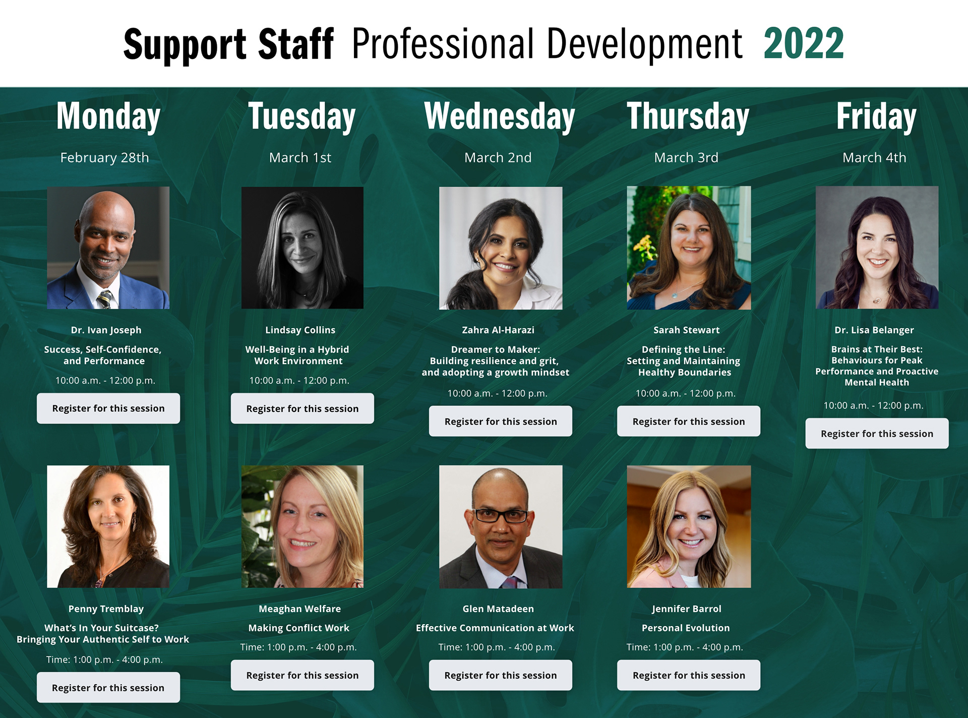 SSPD 2022 - Event Calendar