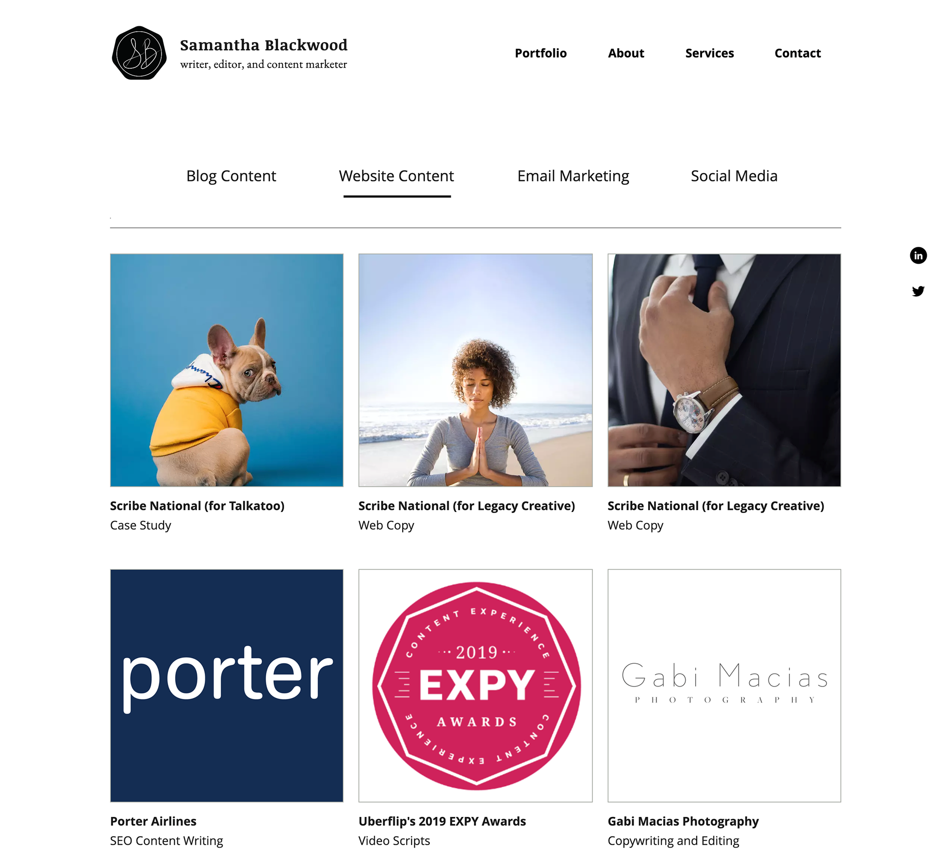 Portfolio Homepage