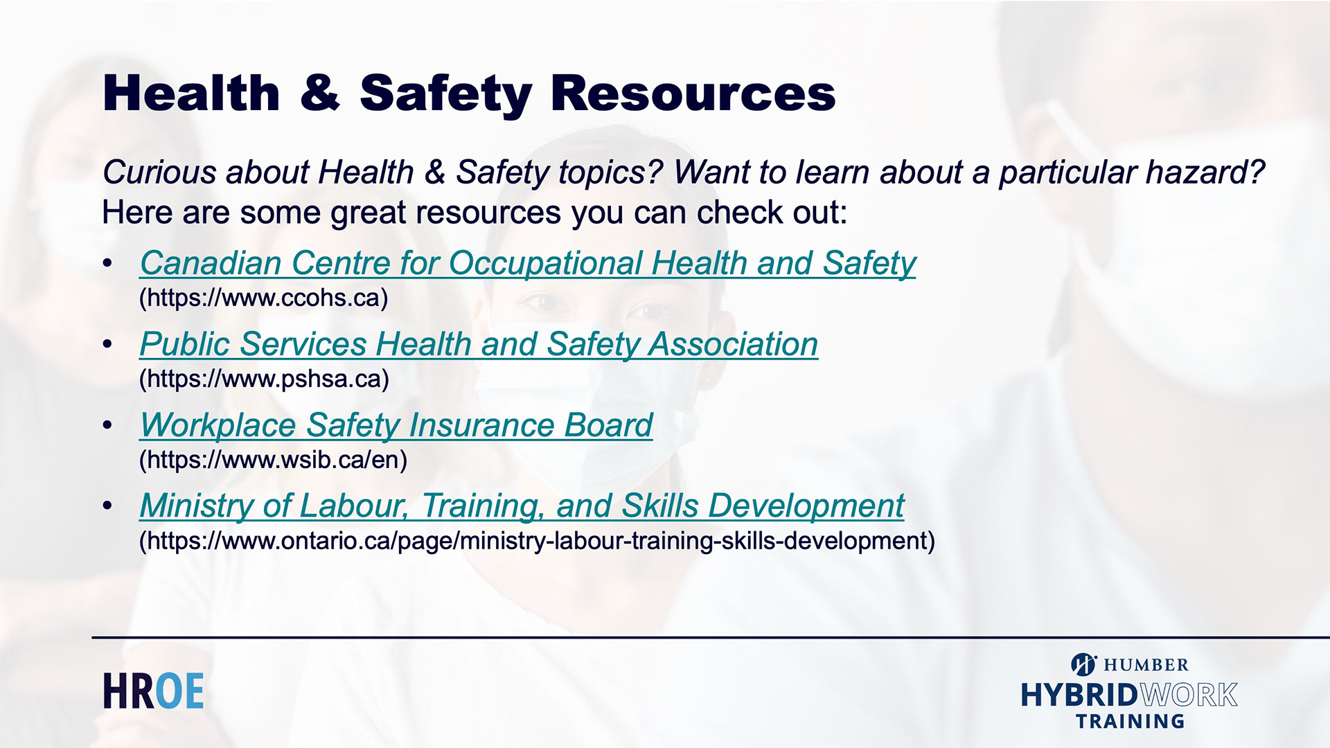 Health & Safety PowerPoint Presentation Template (Sample Slide)