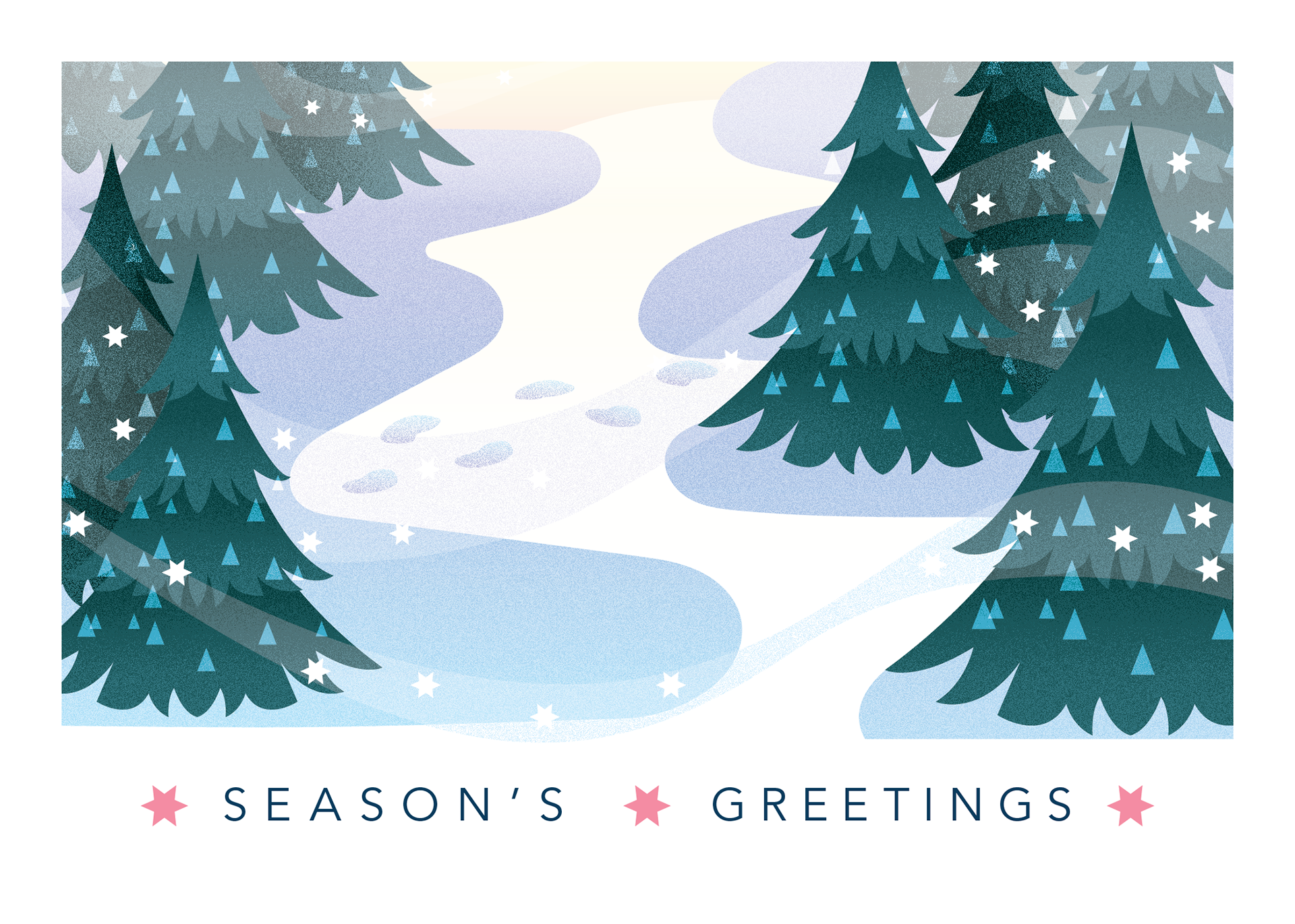 Christmas card illustration. 2024