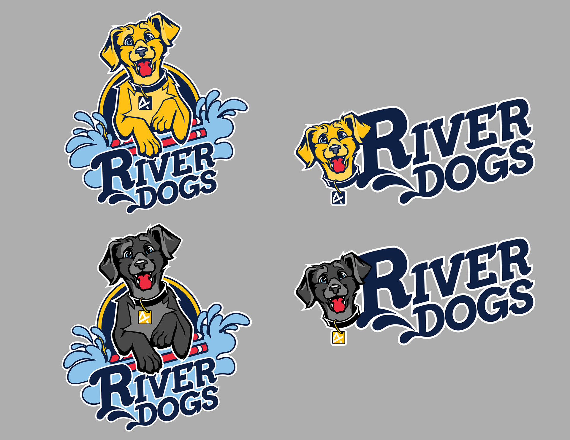 River Dogs Mascots for The Ability Center. 2024