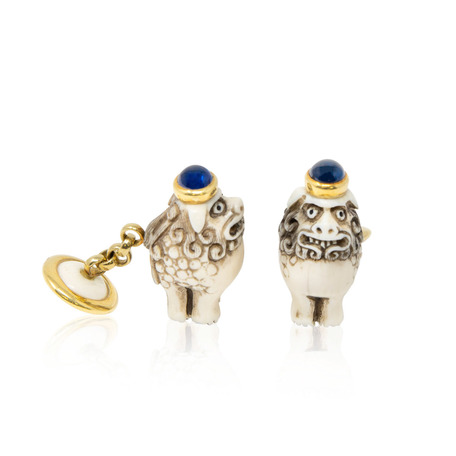 Foo Dog Cufflinks. Shops at Mount Vernon