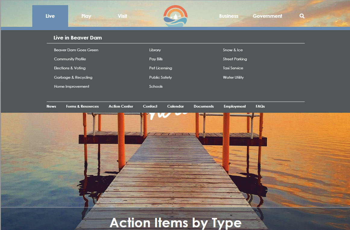 New Hover Menu