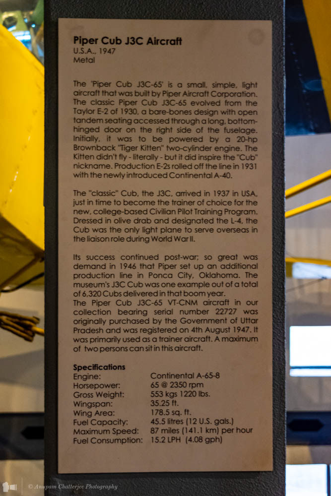 Piper Cub J3C Aircraft