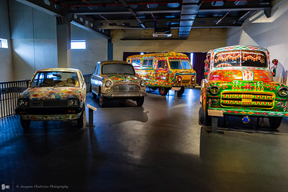 Colored Cars - as per the local culture.