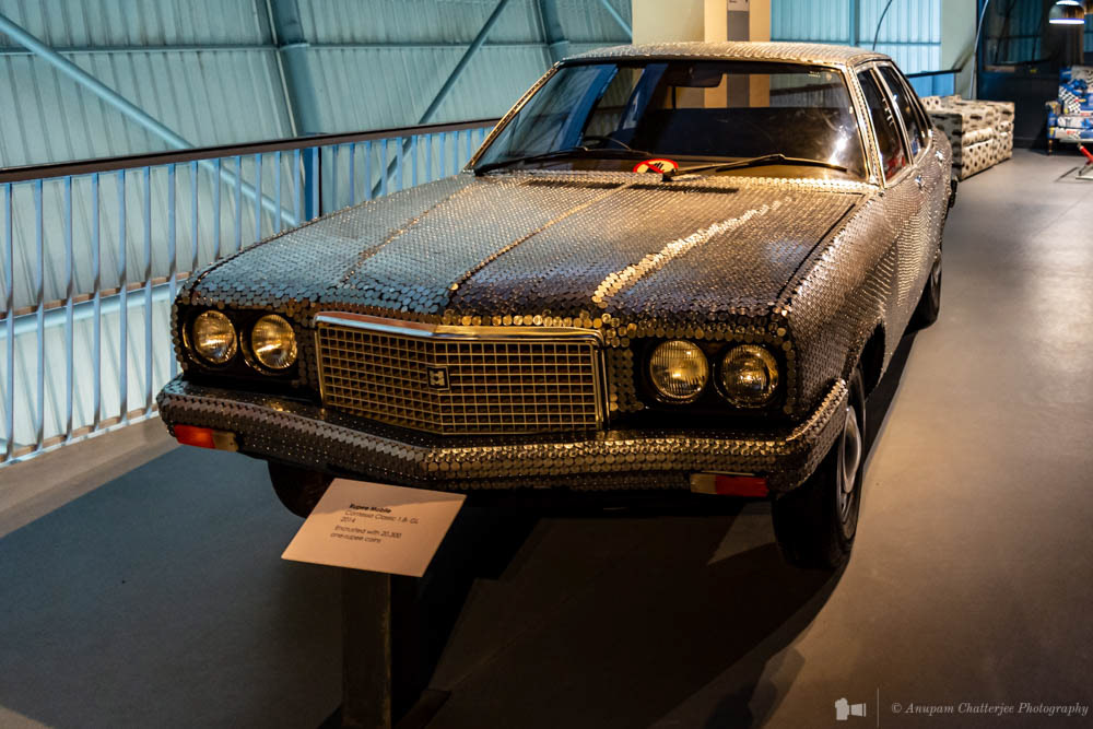 HM Contessa Classic encrusted with 20,300 one-rupee coins