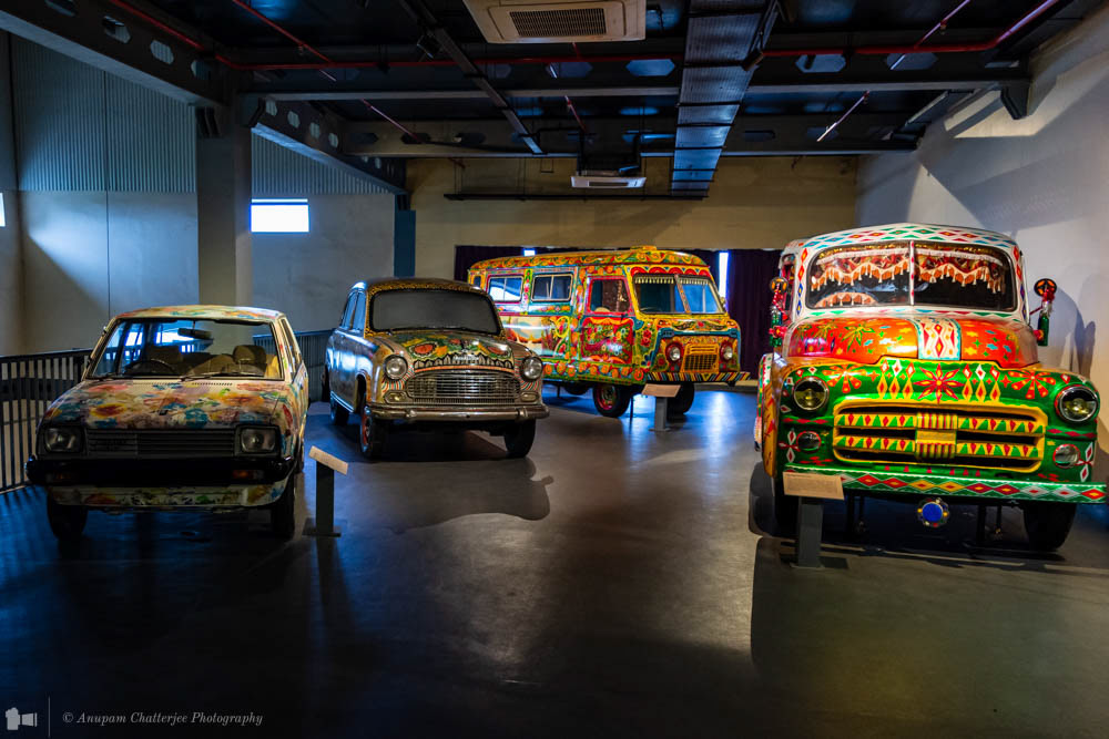 Colored Cars - as per the local culture.