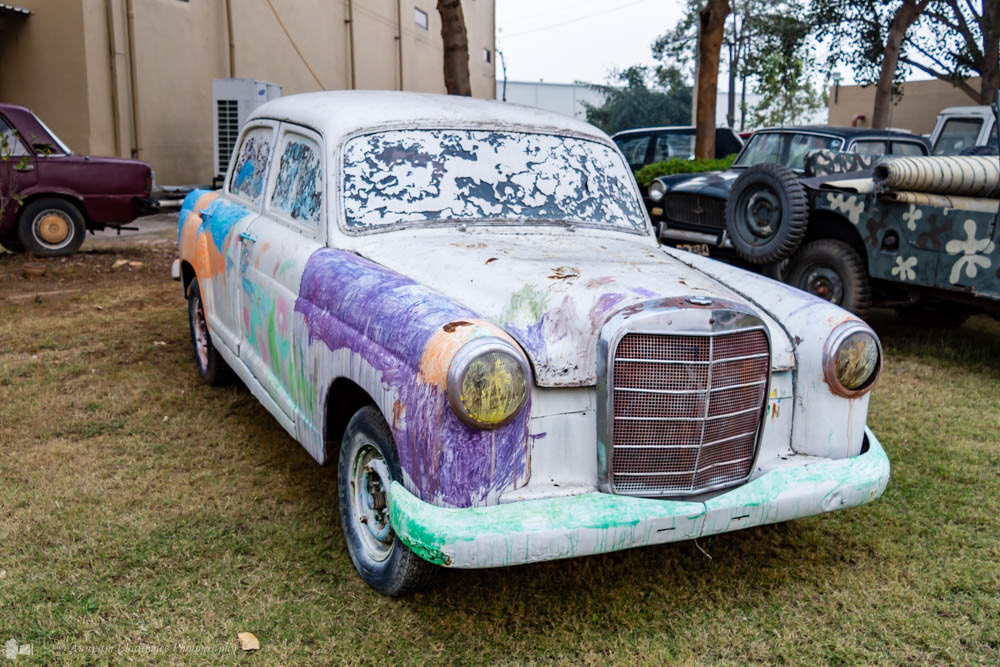 Colored Mercedes Benz