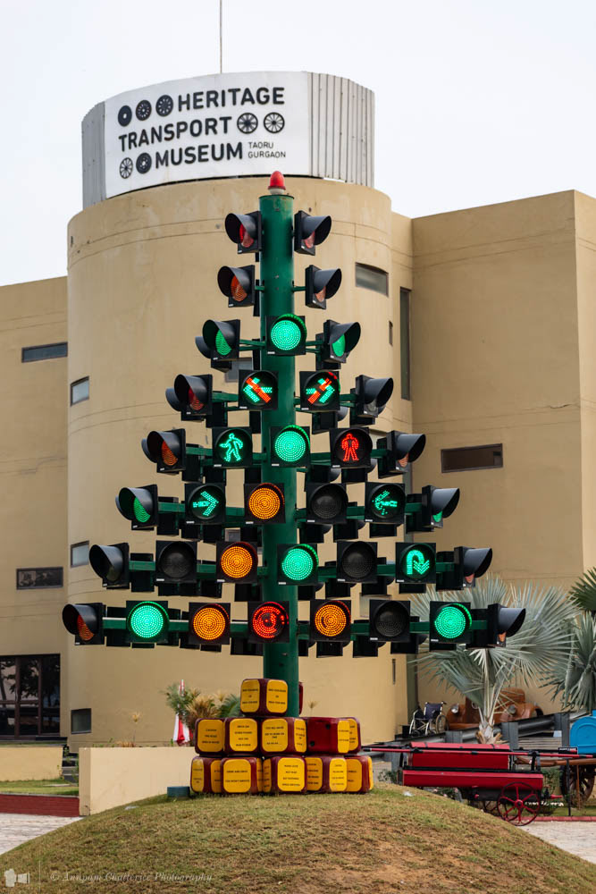 Cluster of Traffic Signal Lights to welcome