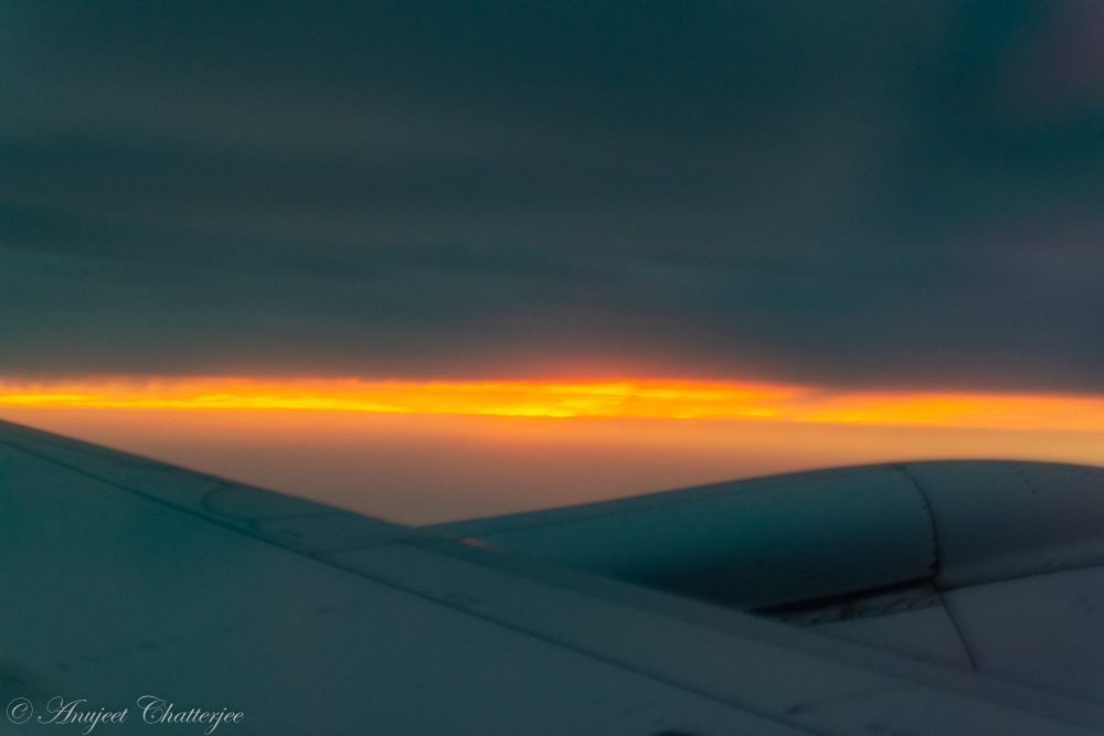 Sunrise from the Aircraft
