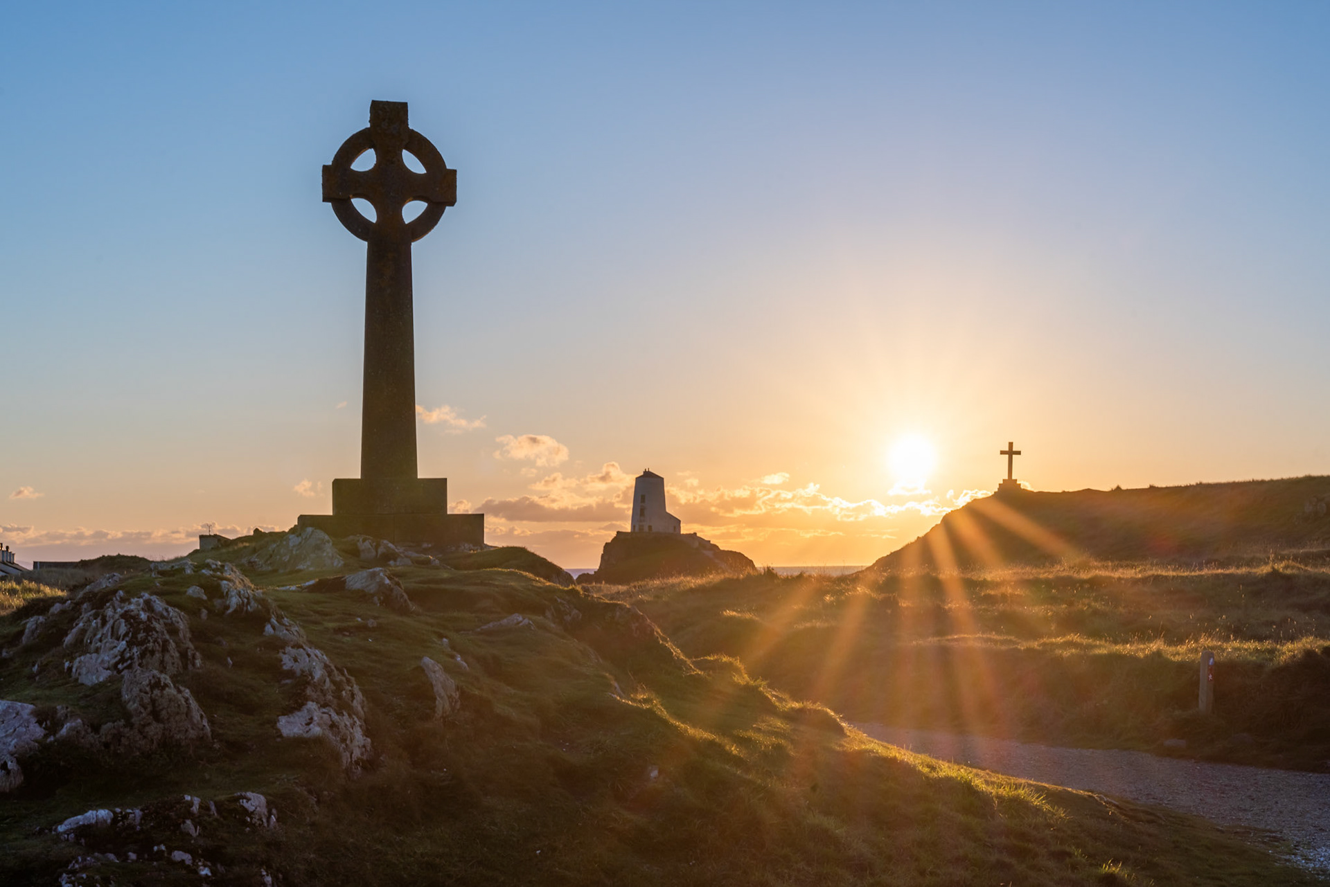 Sunset on llandwyn Island , ISle of Anglesey
