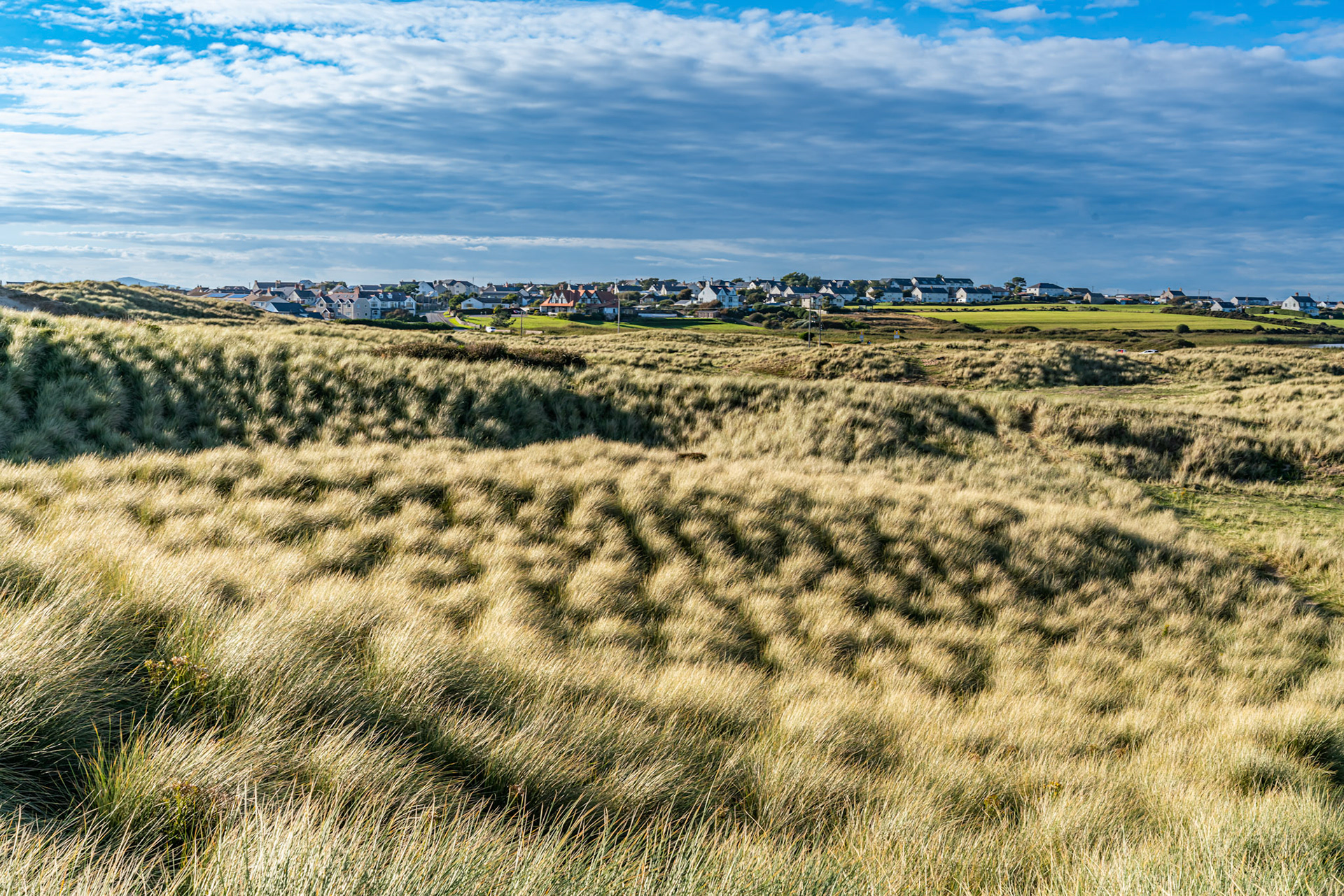 walking around the beach village of Rhosneigr, Isle of Anglesey