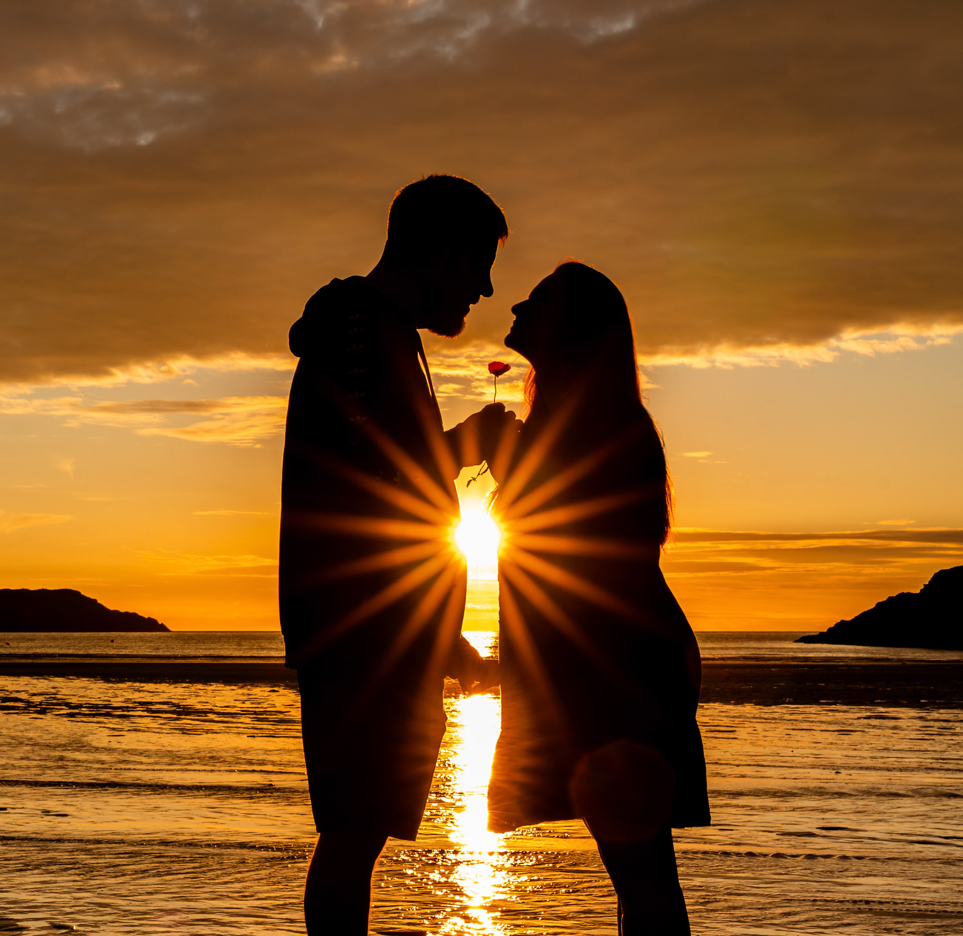sunset at Cemaes Bay Ilse of Anglesey